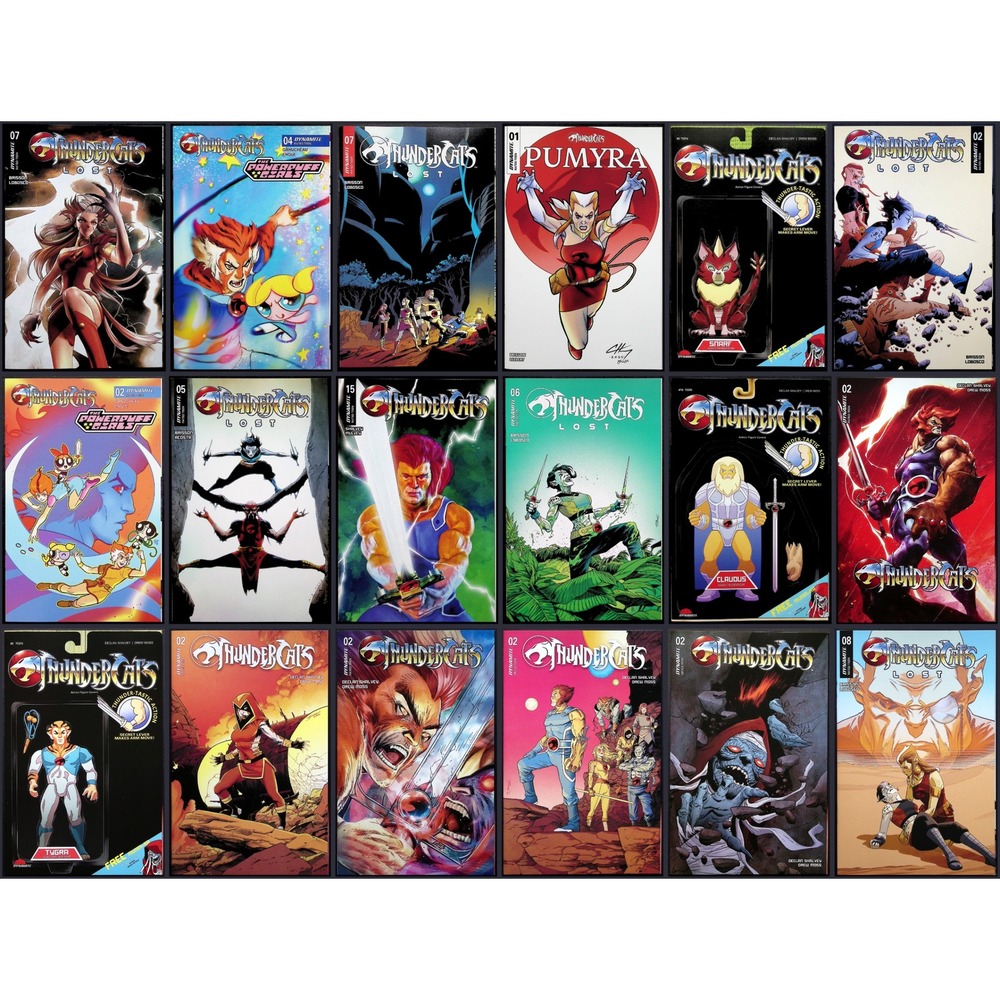 ThunderCats Comic Book Lot 18 Modern Keys‎ Dynamite 2024 Lost Pumyra Snarf